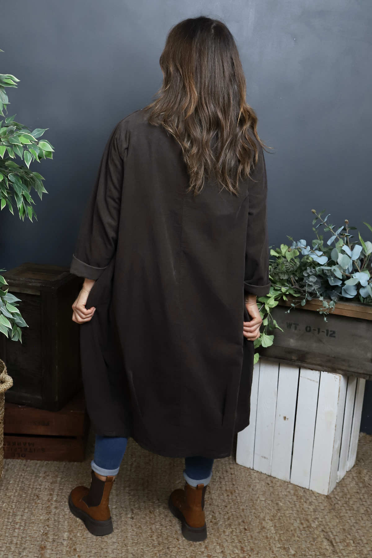 Lacinda Needlecord Jacket Cocoa