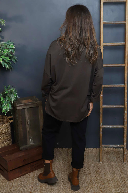 Eugenie Cotton Top Cocoa - Image 4