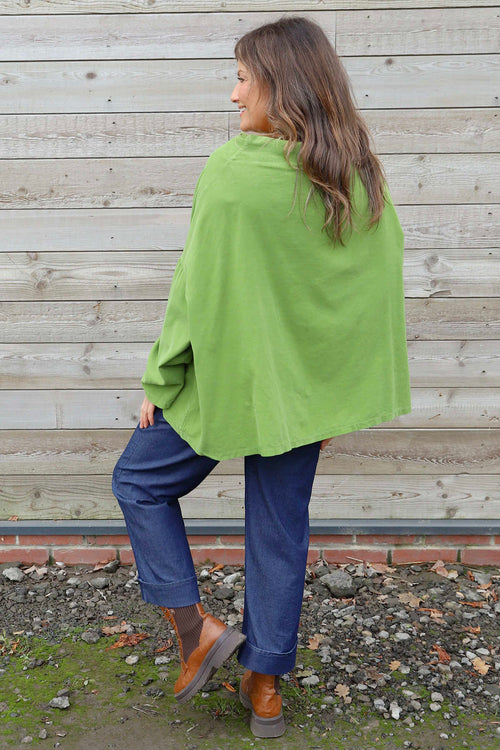 Sabella Long Sleeve Needlecord Jacket Green - Image 4