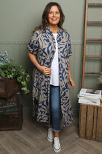 Carlyn Print Button Dress Mocha Mocha - Carlyn Print Button Dress Mocha