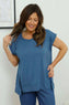 Catrin Top Blue