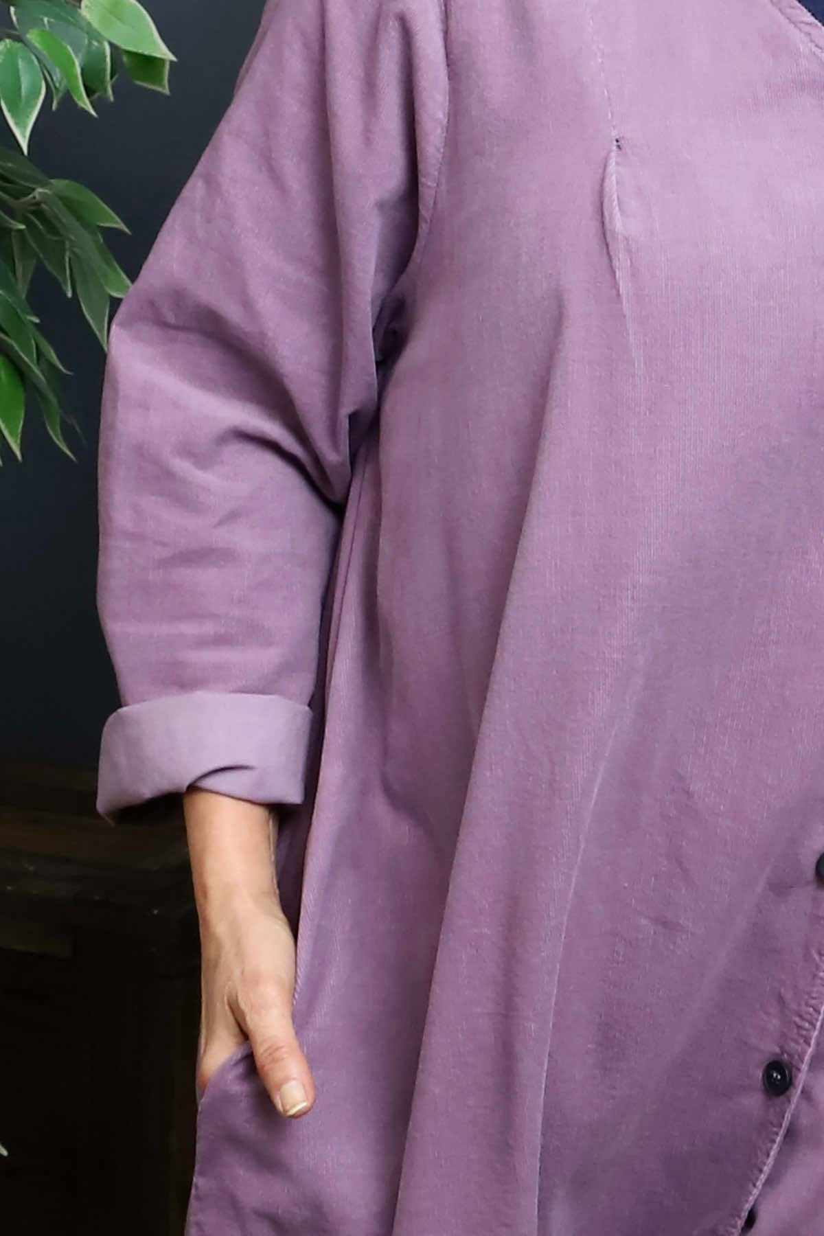 Lacinda Needlecord Jacket Purple