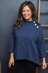 Bradley Linen Top Navy
