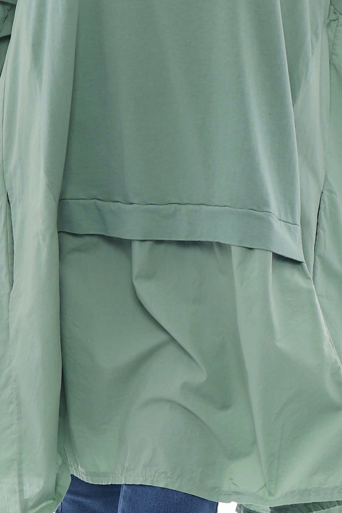 Viola Cotton Tunic Sage Green