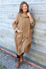 Christie Needlecord Dress Camel