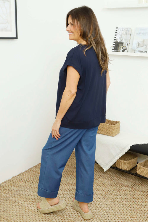 Catrin Top Navy - Image 4