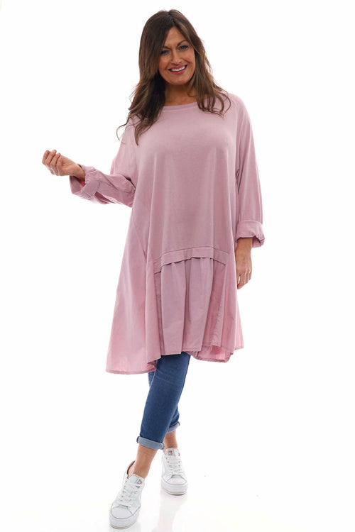 Viola Cotton Tunic Pink - Image 1
