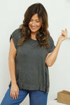 Catrin Top Marl Charcoal