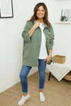 Lacey Cotton Jacket Khaki