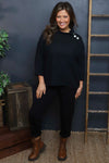 Bradley Linen Top Black
