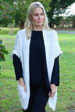 Quinn Knitted Cardigan Stone Stone - Quinn Knitted Cardigan Stone