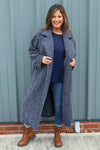 Stefania Coat Dark Blue