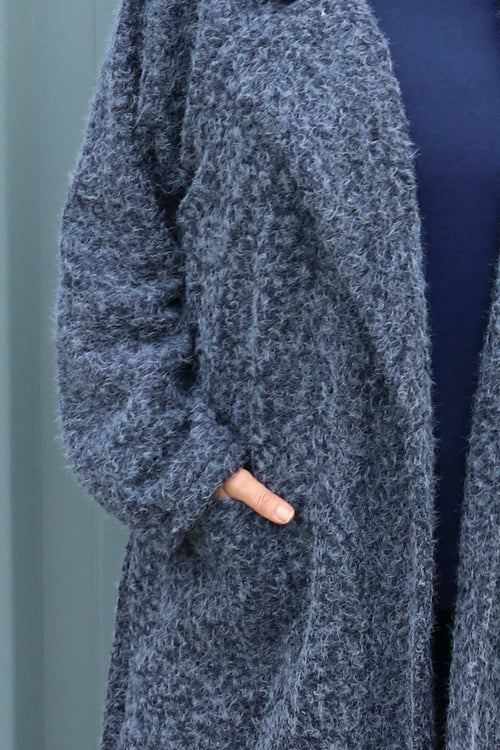 Stefania Coat Dark Blue - Image 3