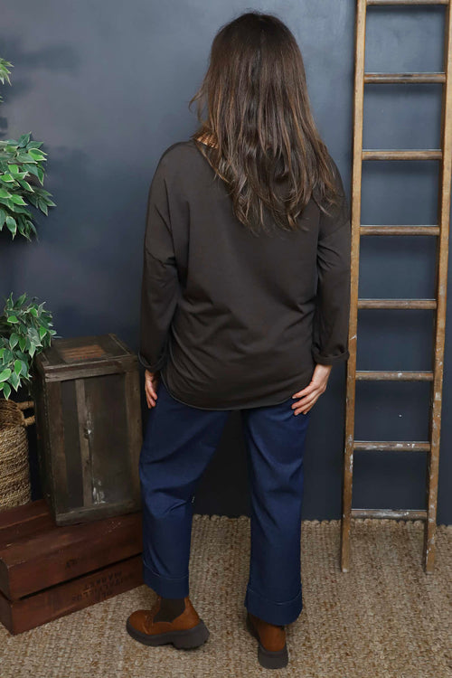 Erin Cotton Top Cocoa - Image 4