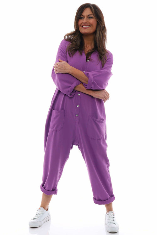 Paulton Jersey Boilersuit Purple - Image 3