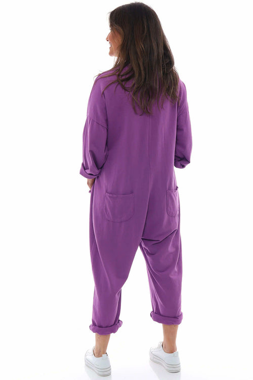 Paulton Jersey Boilersuit Purple - Image 5