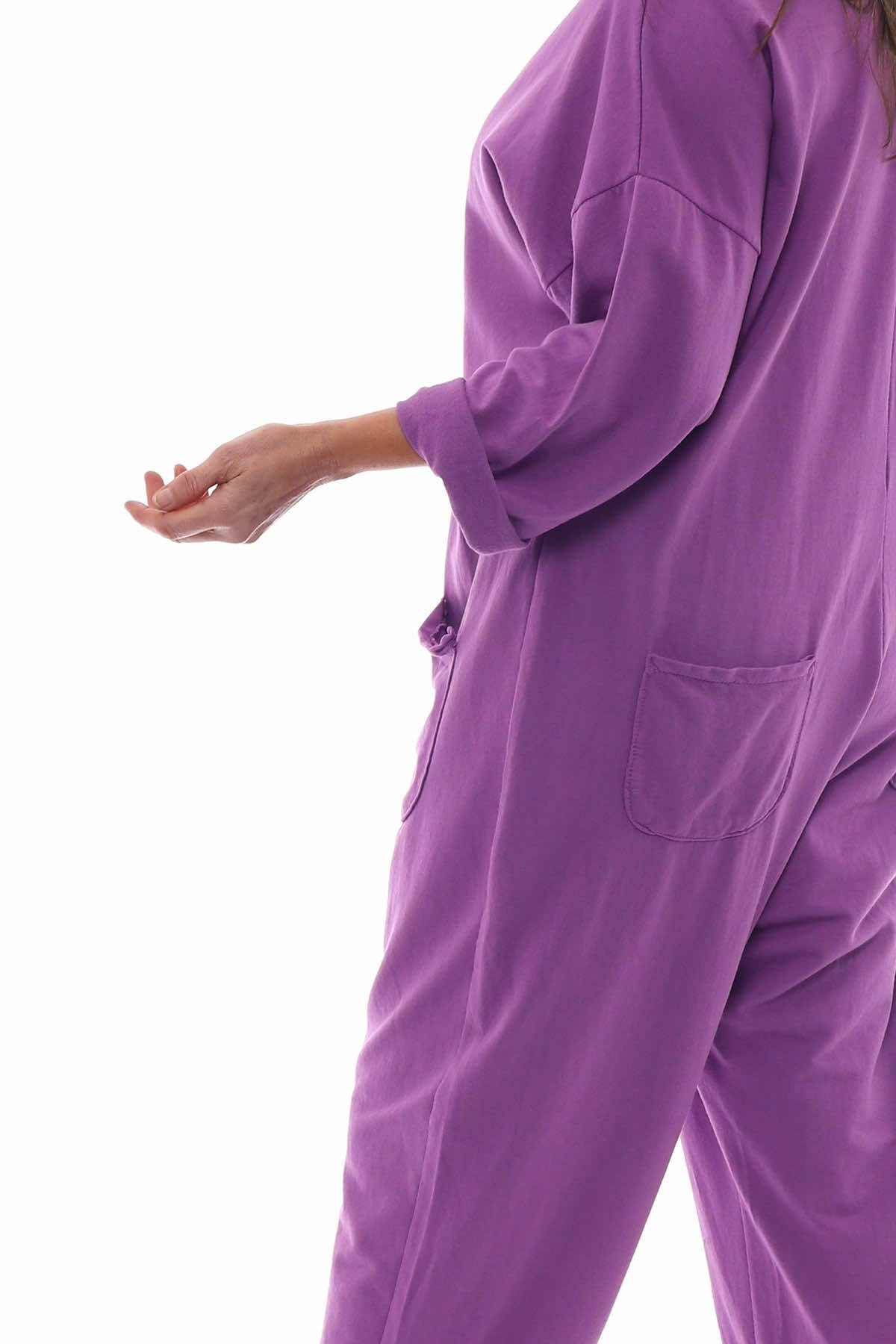 Paulton Jersey Boilersuit Purple