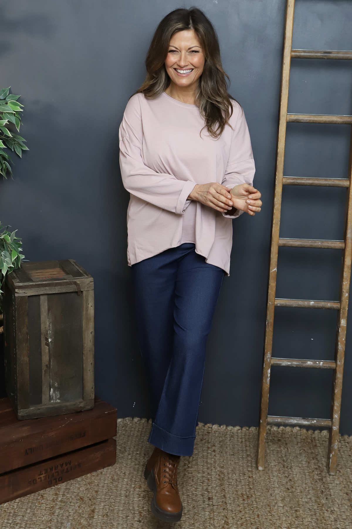 Erin Cotton Top Pink