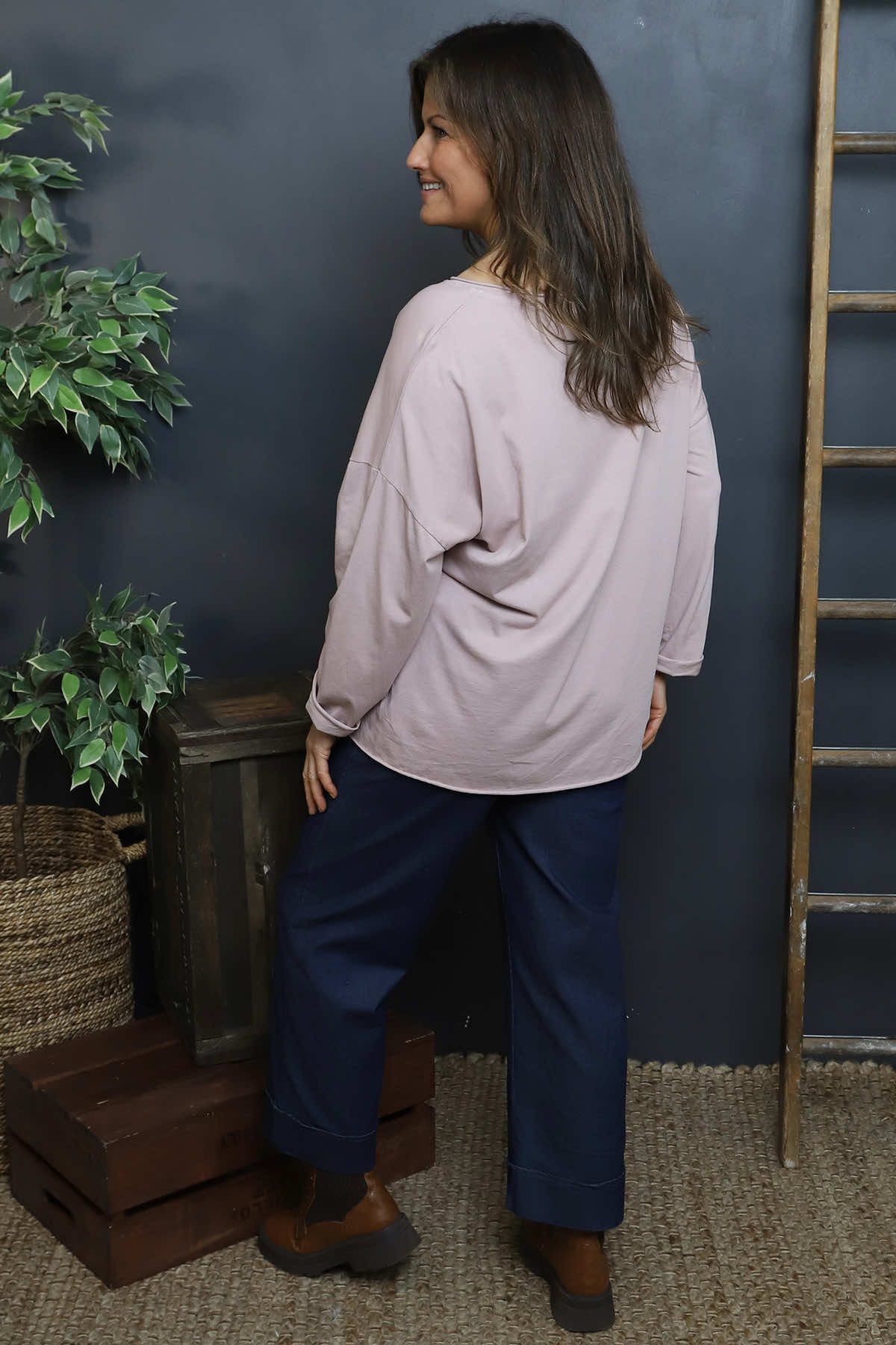 Erin Cotton Top Pink