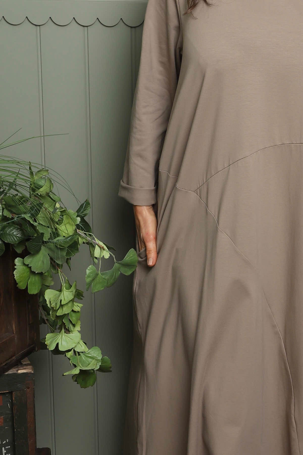 Penny Cotton Dress Mocha