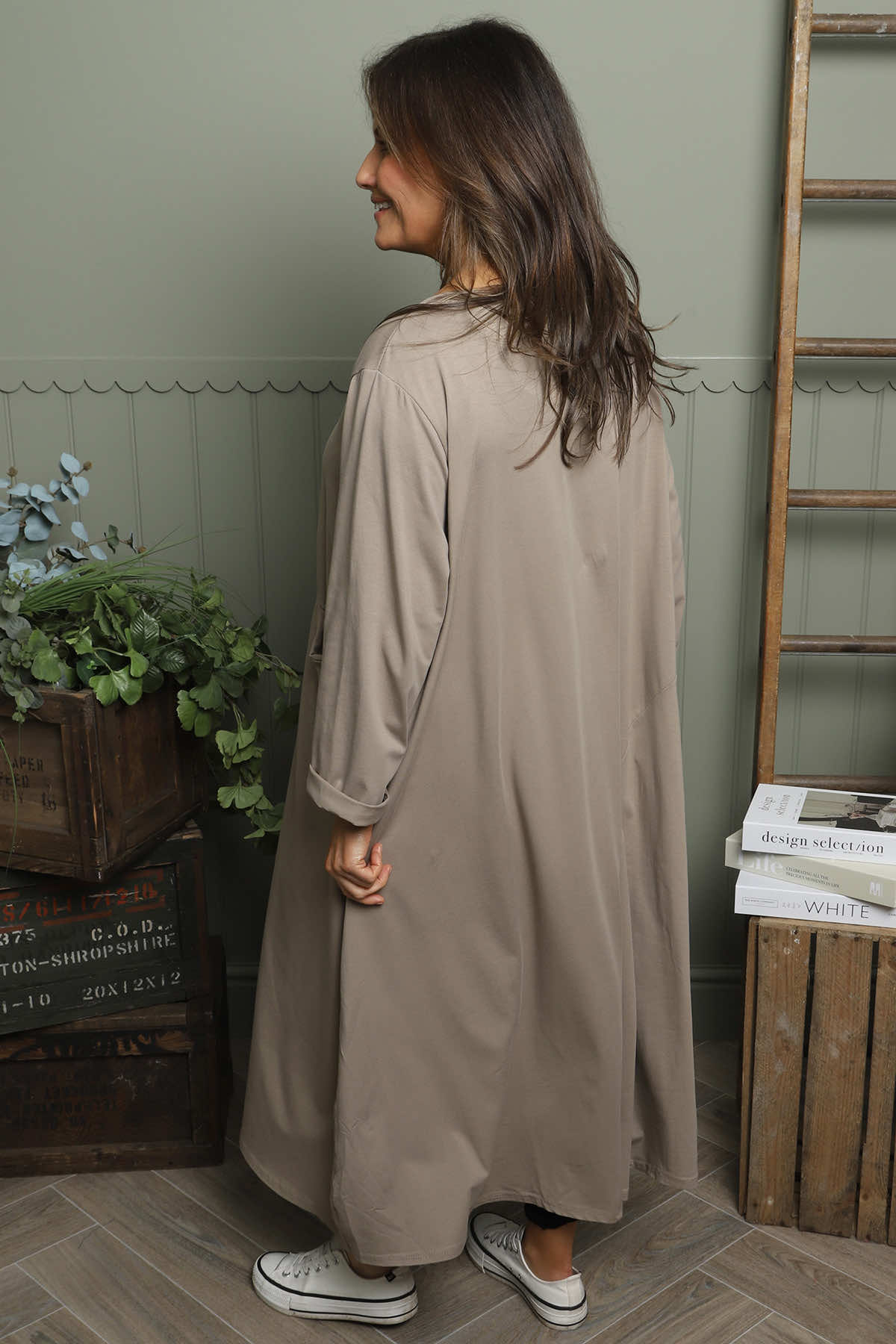 Penny Cotton Dress Mocha
