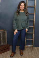 Erin Cotton Top Khaki Khaki - Erin Cotton Top Khaki