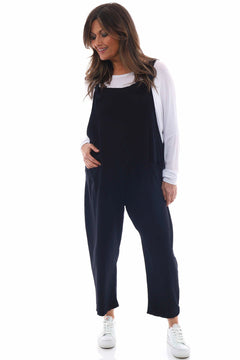 Pabo Jersey Dungarees Black
