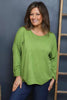 Erin Cotton Top Olive