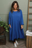 Penny Cotton Dress Cobalt