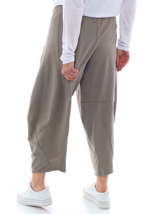 Kensley Cotton Pants Mocha - Image 5