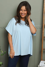 Patti Top Light Blue Light Blue - Patti Top Light Blue