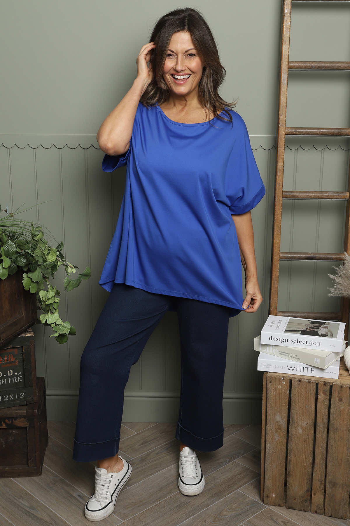 Patti Top Cobalt