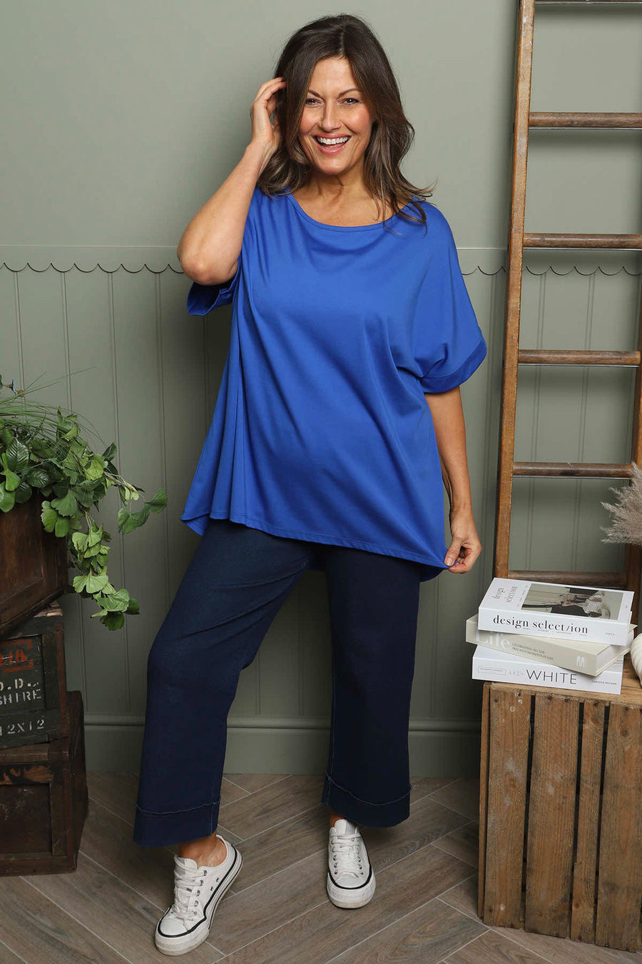 Patti Top Cobalt