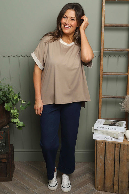 Delma Top Mocha - Image 1