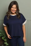 Delma Top Navy