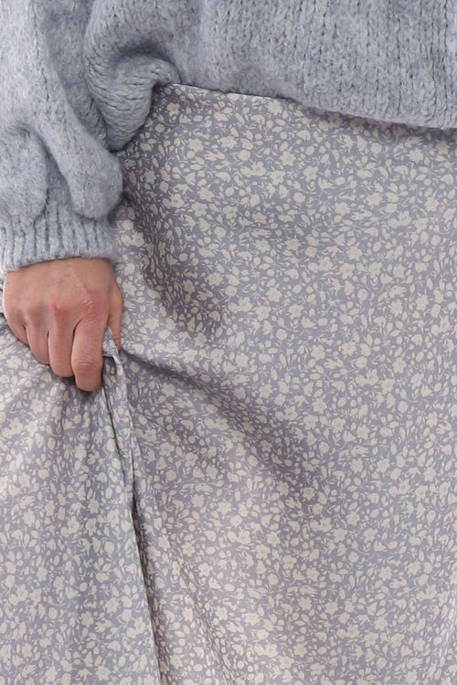 Ottilie Floral Print Skirt Grey - Image 3