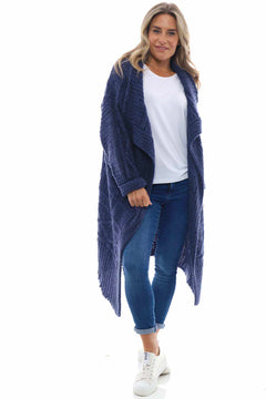 Chica Knitted Cardigan Blue
