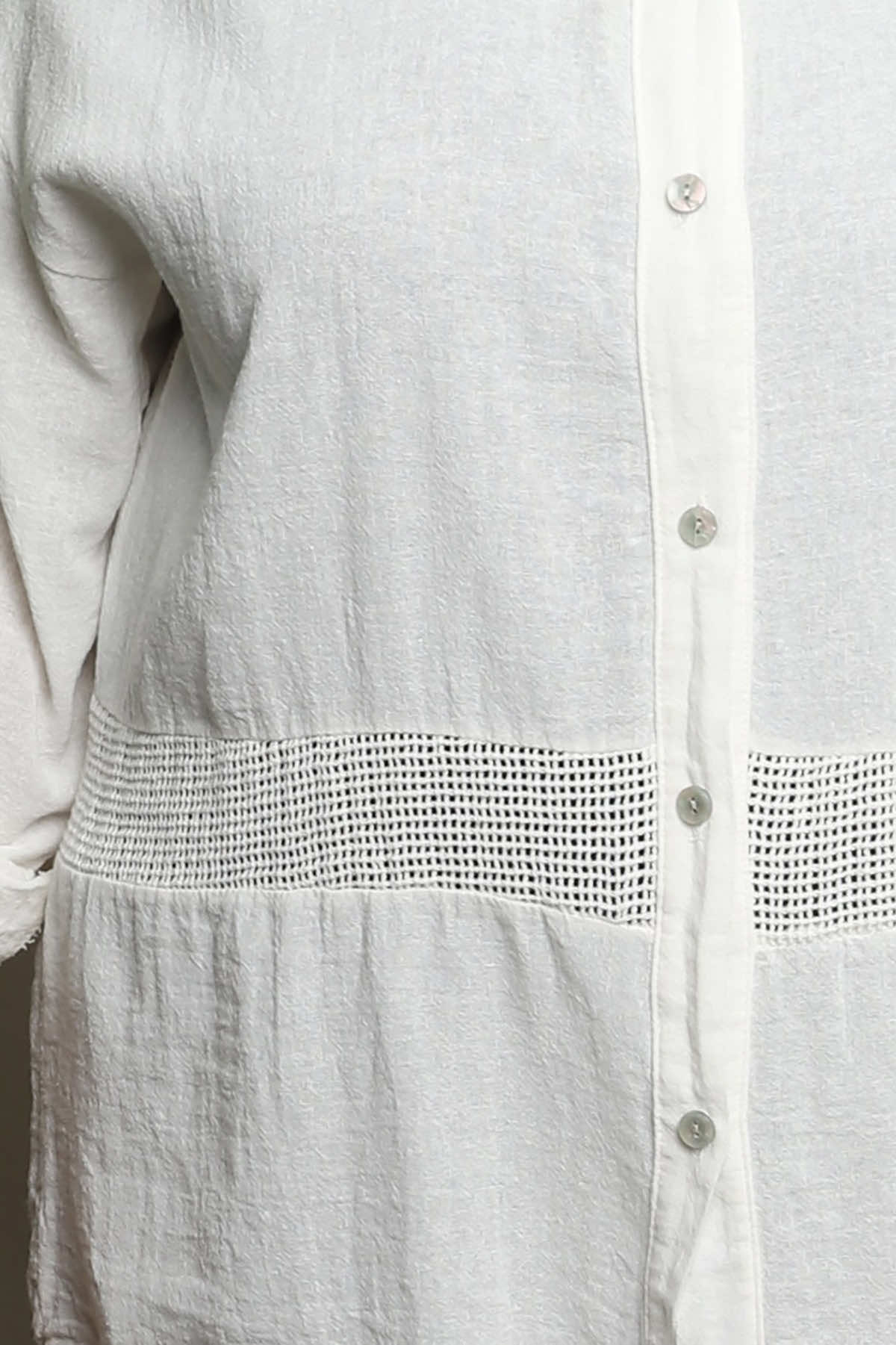 Anisha Cotton Shirt White