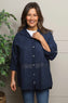 Anisha Cotton Shirt Navy
