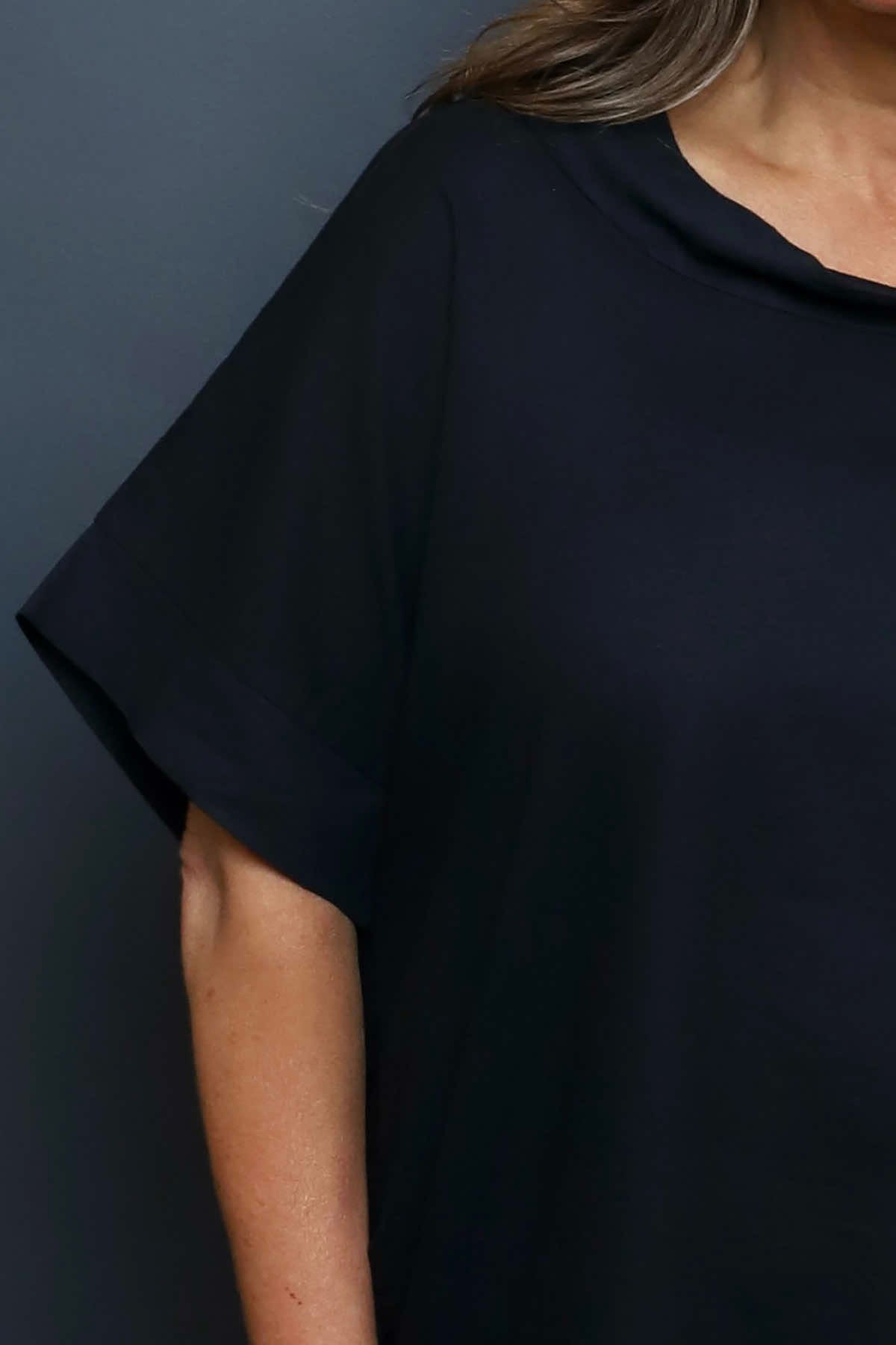 Baines Linen Top Black