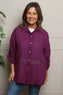 Anisha Cotton Shirt Berry