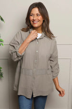 Anisha Cotton Shirt Mocha Mocha - Anisha Cotton Shirt Mocha