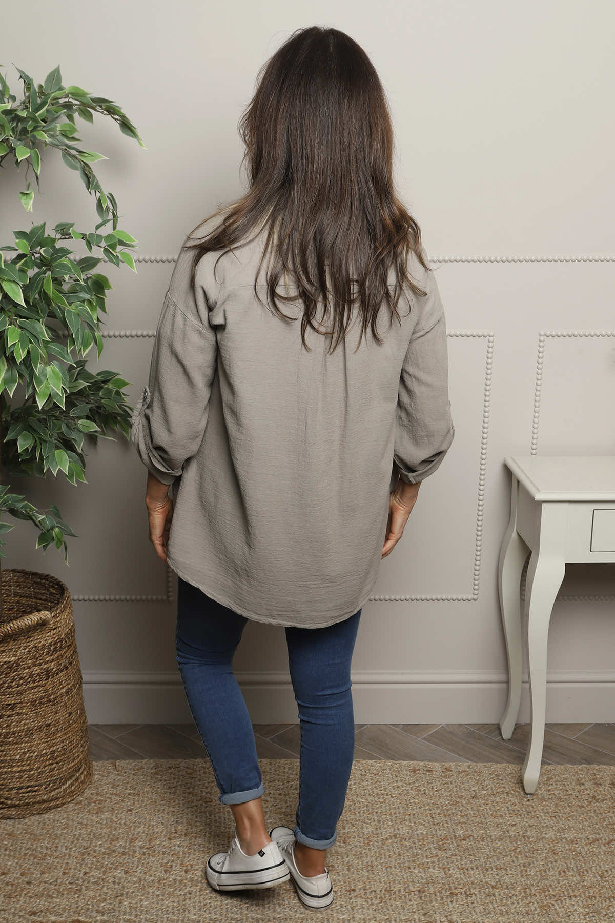 Anisha Cotton Shirt Mocha