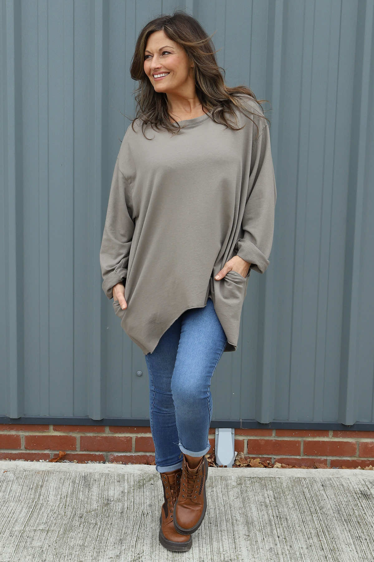 Saphira Cotton Top Mocha