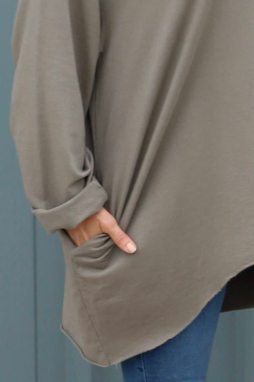 Saphira Cotton Top Mocha - Image 3