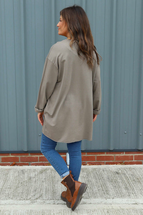 Saphira Cotton Top Mocha - Image 4