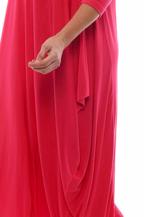 Boswin Dress Fuchsia - Image 5
