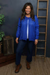 Leandra Knit Cardigan Cobalt