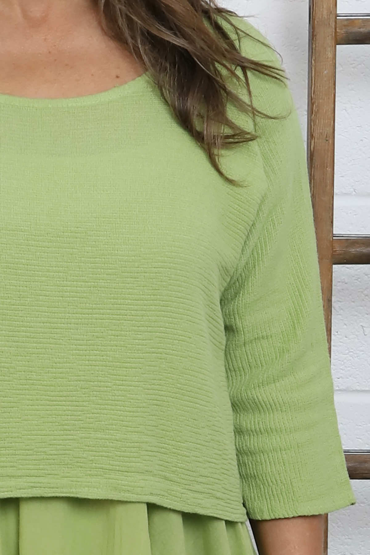 Danisha Cotton Dress Co-Ord Green