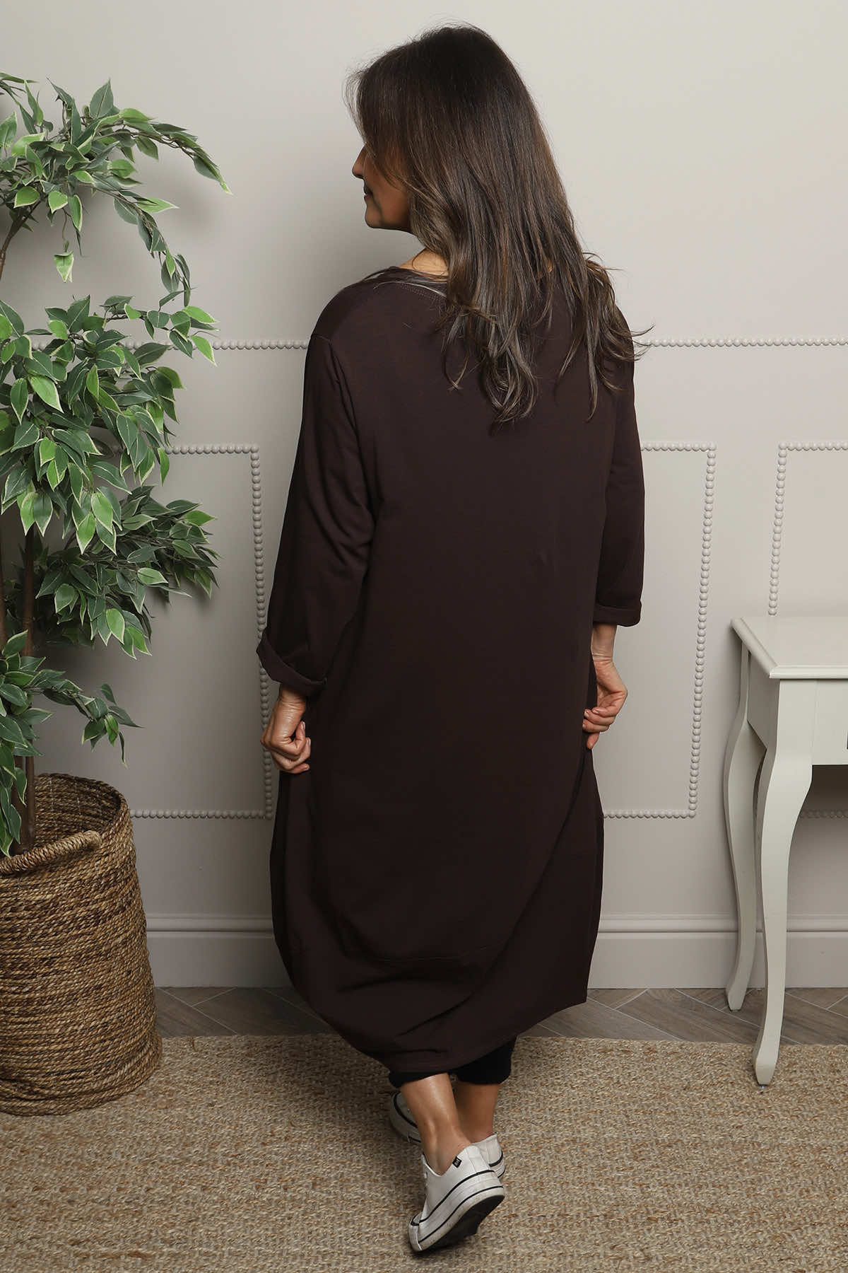 Edie Cotton Dress Cocoa